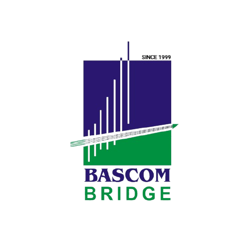 Bascom Bridge Logo used in Enterprise Frontend Engineering (React & Next.js) course landing page header at Bascom Bridge IT Training Institute